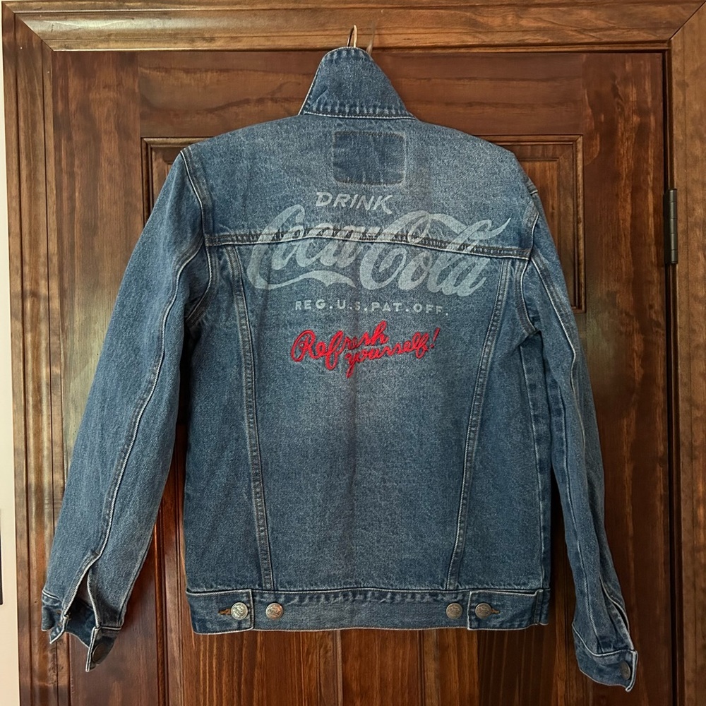 Coca Cola Denim Jacket with Classic Design - Never worn